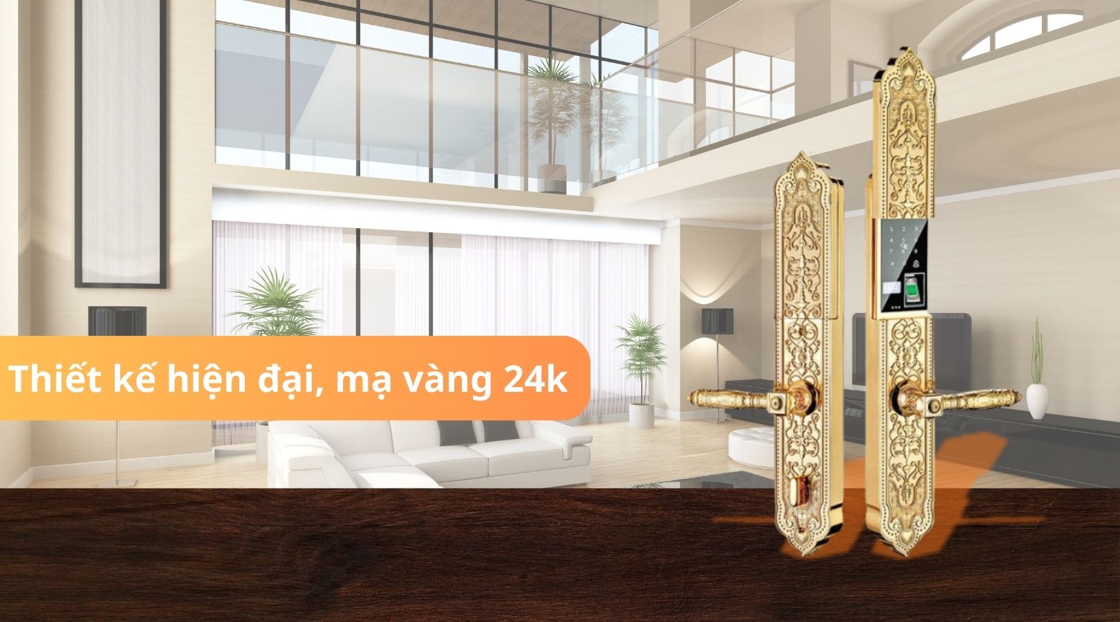 Thiết kế hiện đại, thông minh của khóa đại sảnh Kassler KL-929 APP